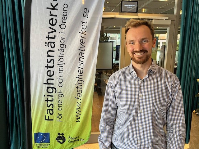 Fredrik Holmén energiingenjör på WSP