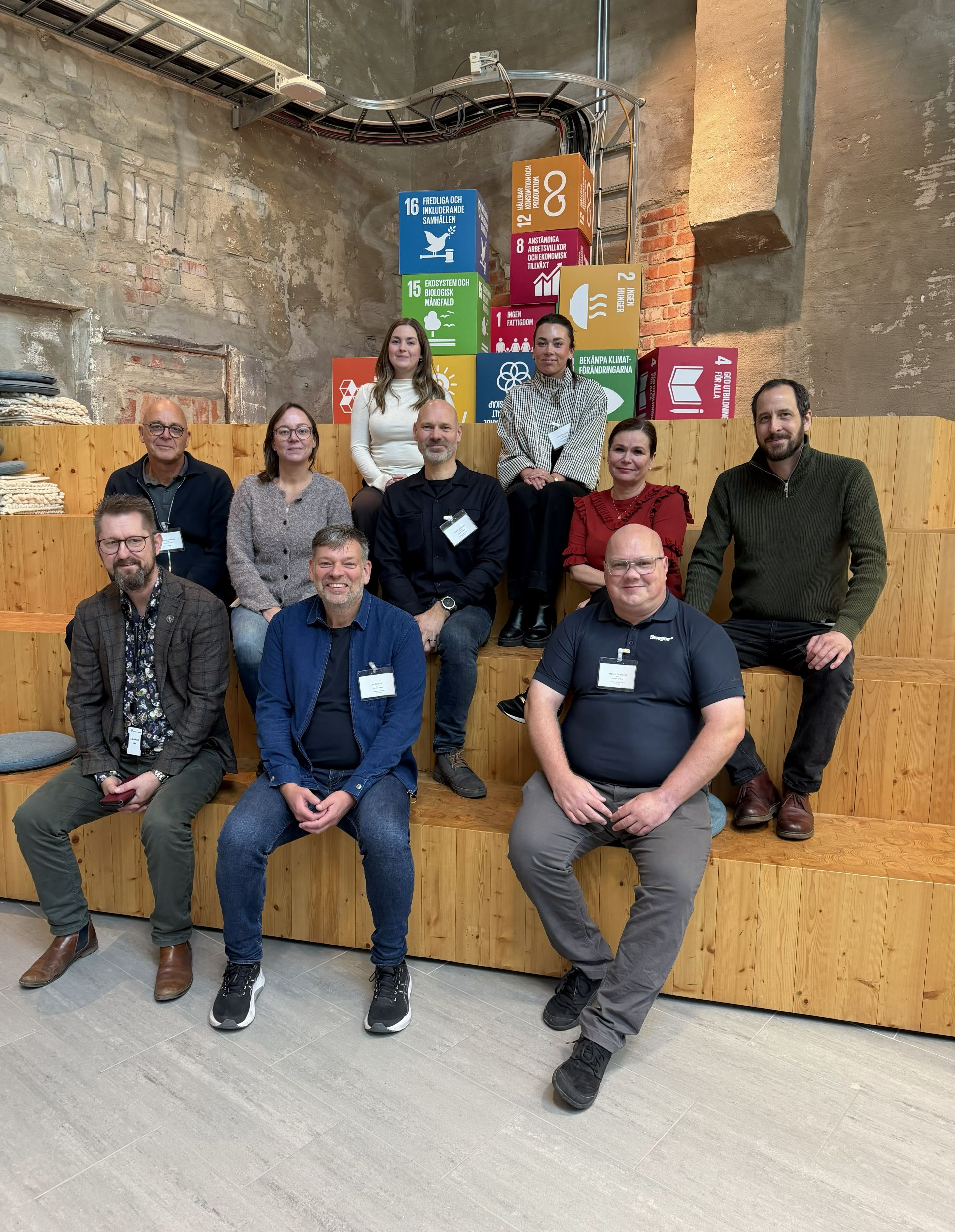 Gruppbild i Energimyndighetens lokaler